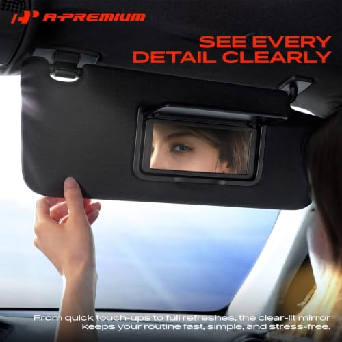 A-Premium Left Driver Side Sun Visor Compatible with Honda Civic 2013-2015 by A-Premium - Used condition - Image 6