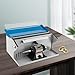 Jewelry Bench Polisher, Adjustable Variable Speed Polishing Buffing Machine, 500W Buffer Grinder with Lighting Tube and Safety Locks for Jewelry, Metal, Wood