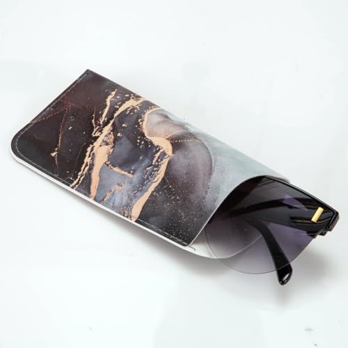 Image of TRIUMPH VISION Reading Glasses Pouch Eyeglass Sleeve Soft Case Slim 3 Pack | Alternative to Bulky Case Lightweight,Neoprene Lined Padded Protect Optical lens Slip in, Cute Pattern Portable for Daily Use