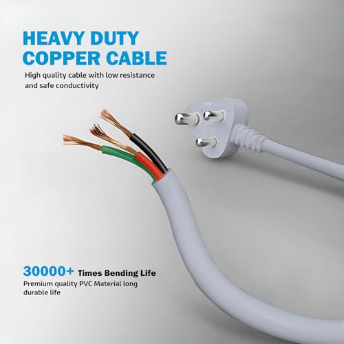 Image of MX 6-Outlet Power Strip with 2 USB Ports, Universal Socket, 1.5m Extension Cord, International Sockets, Master Switch, Multi-Plug Extension Board for Home & Office(5V 2400mA)