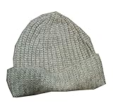  Herrlicher Blaustoff Wollmütze Hellgrau