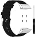 Fit for Garmin Forerunner 35J Nylon Watch Bands Women Men, ForeAthlete 35J Replacement Band Accessory Straps Wristbands Bracelet Fit for Garmin Forerunner 35 / Forerunner 30 Smart Watch (Black)