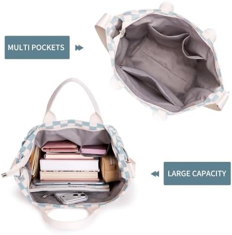 KALIDI Corduroy Tote Bag, Large Slouchy Hobo Messenger Crossbody Bag — view 5
