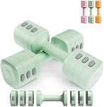 Ensemble de sonnettes réglables 2, 4 en 1 Poids libres avec réglage rapide, chaque 2,2lb/3.3lb/4.4lb/5.5lb Poids des mains pour le gymnastique à domicile & Formation à l'exercice extérieur