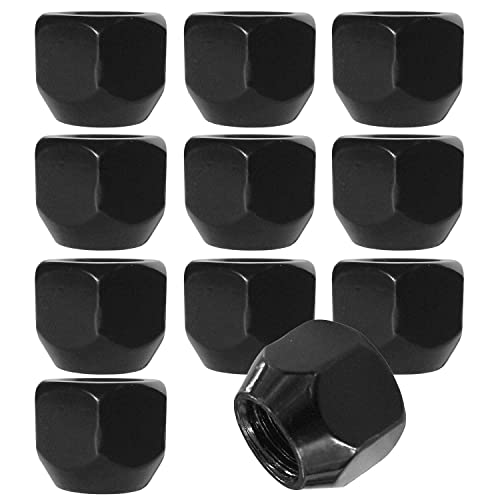10x Open Wheel Nuts M12 x 1.5 Taper Collar without Collar 60° SW 19 mm Compatible with Ford B-Max Capri C-Max Consul Cougar Ecosport Escort Fiesta Focus