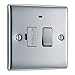 Price comparison product image BG Electrical NPC52 Switched Fused Connection Unit with a Power Indicator, Polished Chrome, 13 Amp