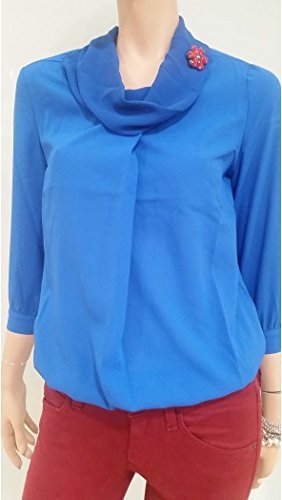 Fornarina Mami-Black Creponne Top T-Shirt Donna