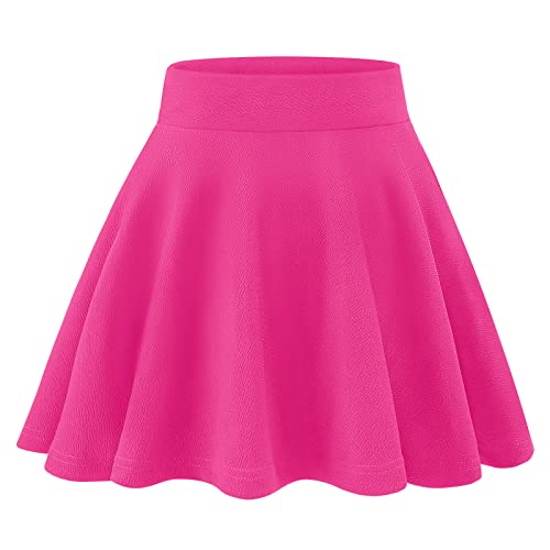 KEREDA Girls High Waist Flared Pleated Skater Skirts