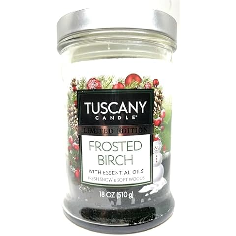 Tuscany Candle Frosted Birch Jar Cover