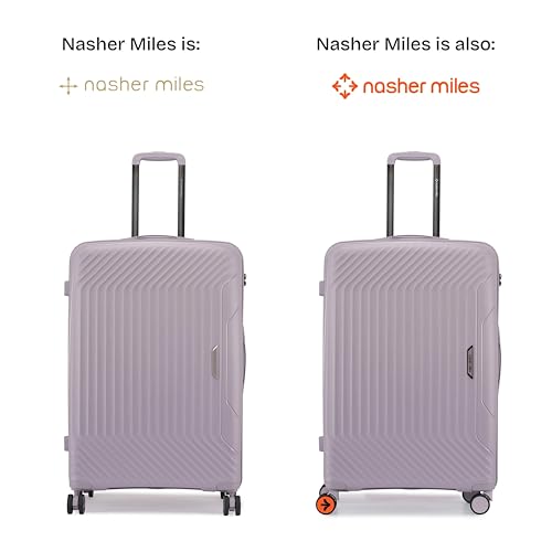 Image of Nasher Miles Coorg Hard-Sided Polypropylene Check-in Luggage 28 inch | 75cm | 8 Wheels Large Trolley Bag for Travel | Suitcase (Grey)