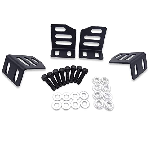 Dasen Low Down Ride Side Seat Mounting Brackets Compatible With Most Slider Or Rail Such As Bride, Sparco, Recaro Seats Sliders And/Or Bases #TOP1