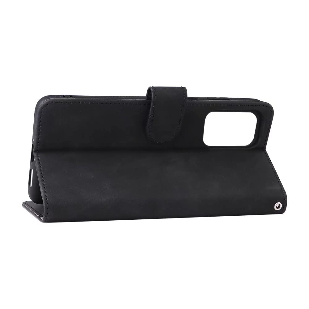 RanTuo Cover per Blackview BV5500 PRO Etui Custodia, con Slot per Schede, Staffa Incorporata, Custodia Flip Cover in Pelle PU per Blackview BV5500 PRO.(Blu
