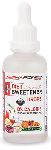 ALPHAPOWER FOOD® Dolcificante liquido con sucralosio puro, 1x 50 ml, Zucchero Alternativo, zero calorie, Gocce liquide - polvere alternativo, zucchero dietetico - pura dolcezza