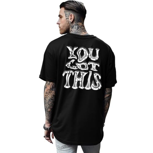 Camisa Camiseta Oversized Streetwear Genuine Grit Masculina Larga 100% Algodão 30.1 You Got This - P