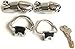 Cinturón de Castidad con Jaula para Pene para Hombres - Jaula de Castidad de Acero Inoxidable Jaula de Castidad Jaula para Polla Anillos de Metal Juguete Sexual Fetiche(Lange 42ring)