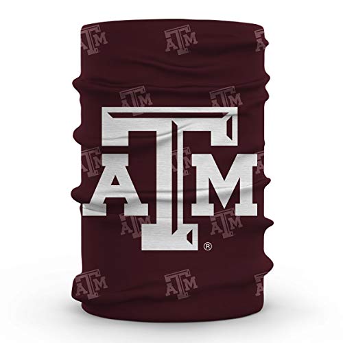 Texas A&M Aggies Neck Gaiter Maroon All Over Logo