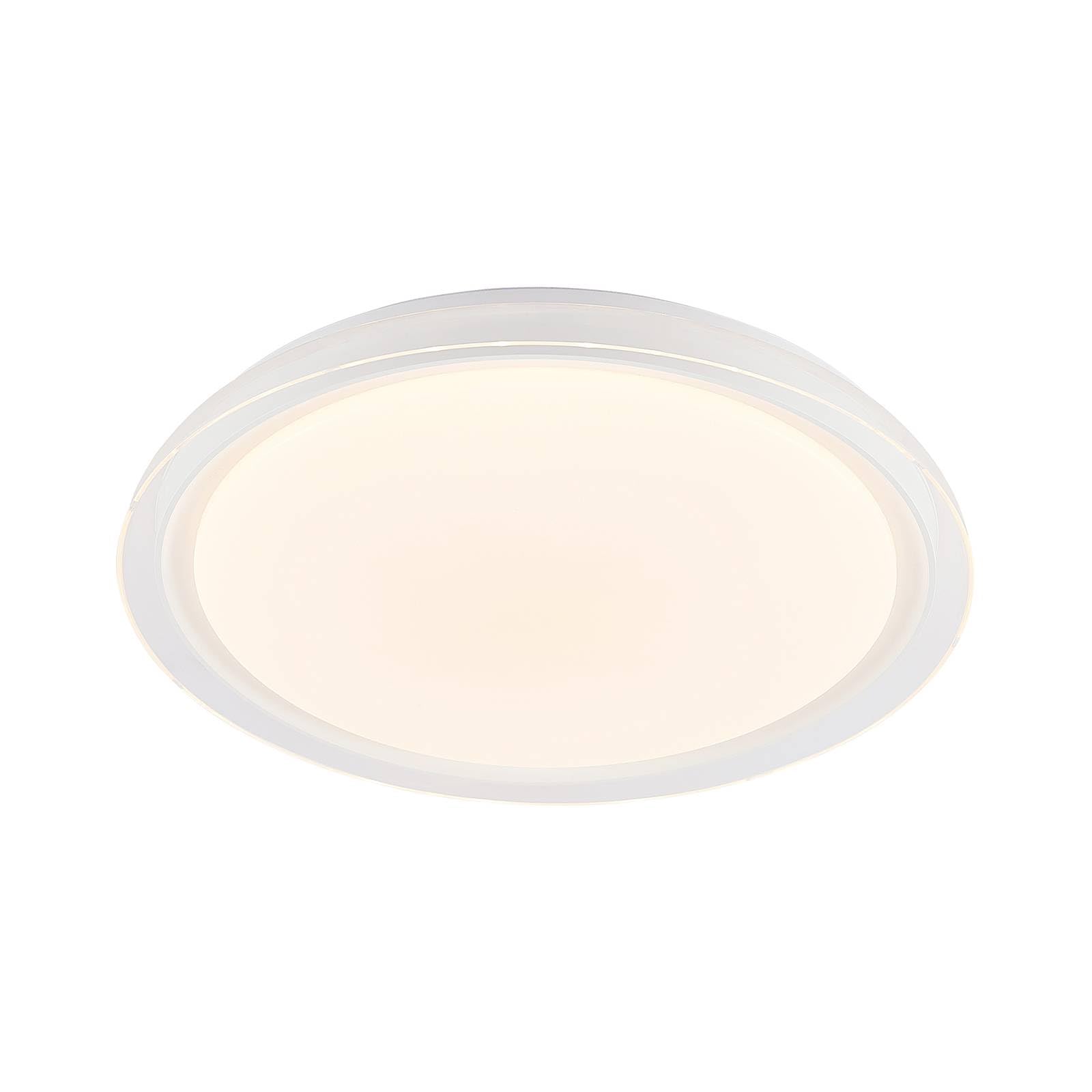 Lindby LED Ceiling Light Sleya dimmable (Modern) in White for e.g. Living Room & Dining (1 Light Source,) from Ceiling lamp,