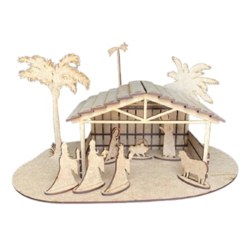 Artpical, Presépio De Natal Estábulo Natalino Decoração Árvore Natal