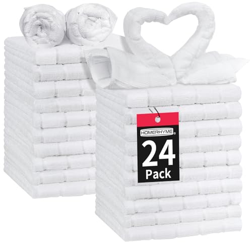 HOMERHYME White Washcloths