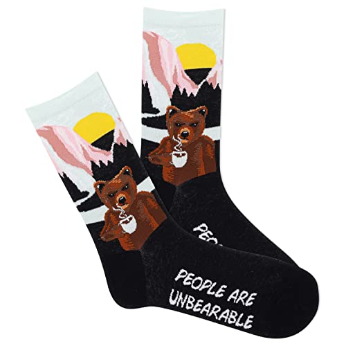 Image of K. Bell Women's Animal Novelty Crew Socks