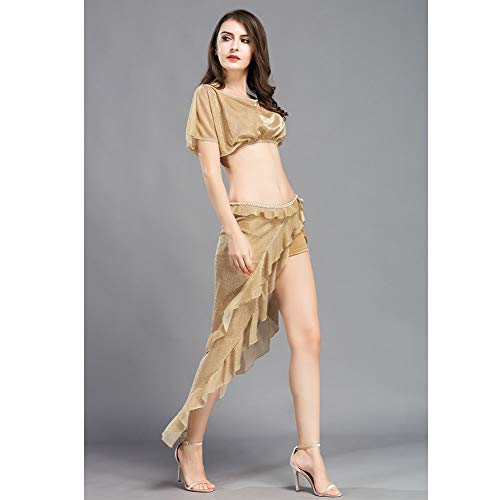 Triangle hip jupe de danse orientale ajustable taille unique beige