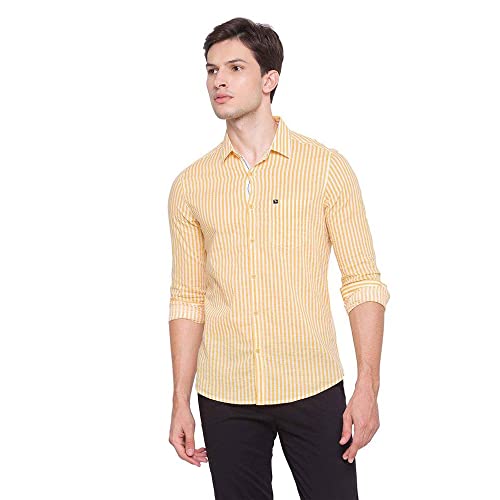 Image of Spykar Men's Checked Slim Fit Shirt