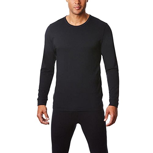 32 DEGREES Men's Heat Performance Mesh Baselayer Tee- Black -M