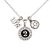 Custom Player ID Soccer Necklace (#2, One Size)