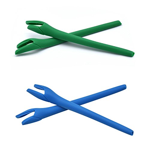 Kit earsocks Radar EV Path Oakley manchons silicone de rechange bleu vert