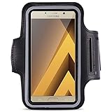 UC-Express Jogging Handy Tasche für Samsung Galaxy A3 2017 Hülle Sportarmband Fitnesstasche, Farben:Schwarz