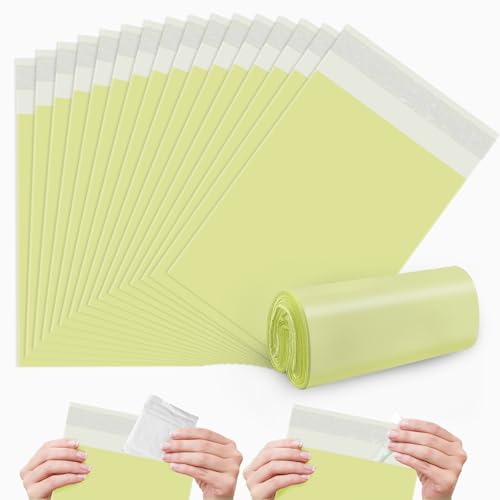 Image of Sanitary Napkin Disposal Bags FARVIGOR, 100Pcs Women Feminine Hygiene Disposal Bags for Tampons and Pads, Personal Disposal Bag Self-Sealing, Privacy Protection, 9.8x5.9 inch(Light Green)