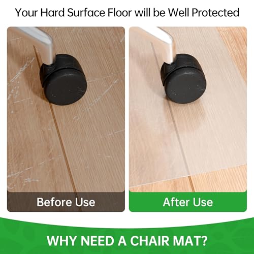 100Pointone Office Chair Mat For Hardwood Floor thumb #7
