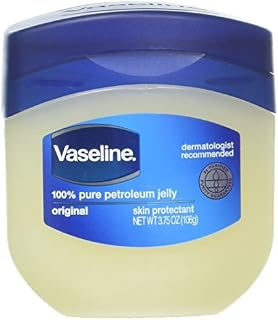 Vaseline 100% Pure Petroleum Jelly Skin Protectant 3.75 oz (Pack of 2)