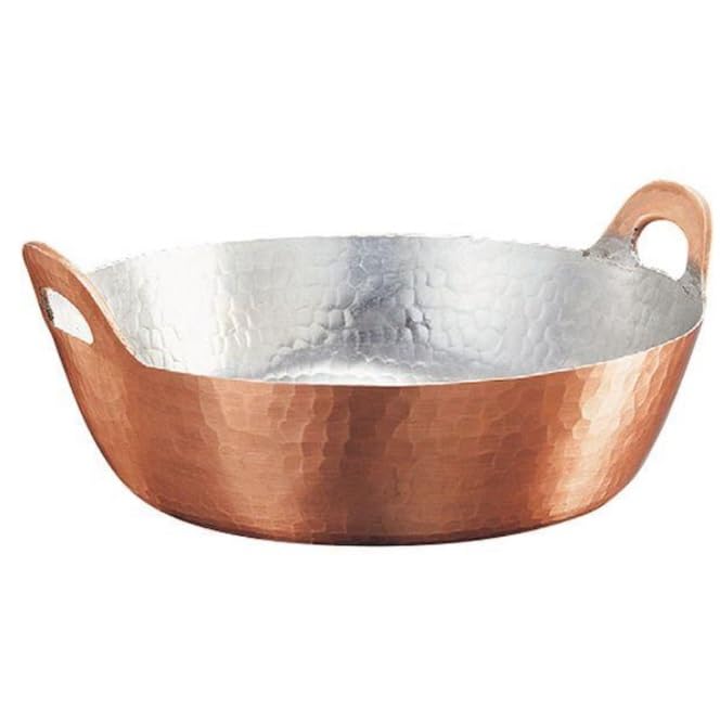 Amazon|新鎚起銅器 手打ち天ぷら鍋27cm (カパークリン付)|玉子焼き Amazon|新鎚起銅器 手打ち天ぷら鍋27cm (カパークリン付)|玉子焼き