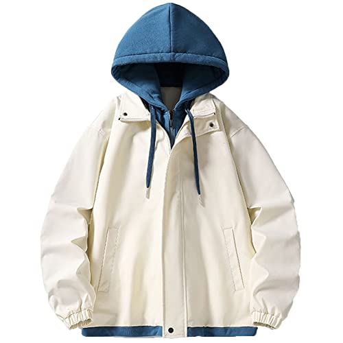 Veste streetwear homme avec capuche pour affronter le vent en ville au quotidien