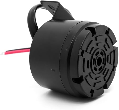 Miniatura 7 de Alarma universal de respaldo impermeable de 10-24 V 100 dB con soporte de spray de plástico negro