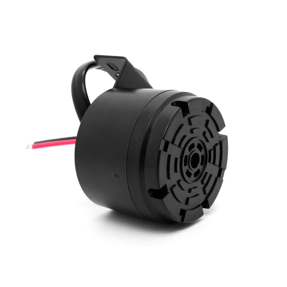 Universal 12-24V 100dB Alarme de secours étanche (Noir-4 PCS)