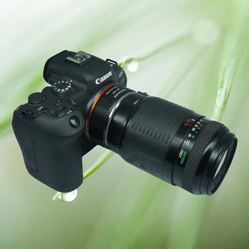 PHOLSY Adaptador de montagem de lente com foco manual: Compatível com Canon EF (EF-S) lentes e Canon