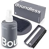 Boundless Audio Record Cleaning Kit - Vinyl Cleaner Brush Bundle with 6.75oz Vinyl Record Cleaner So