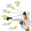 Wenosda Boxing Reflex Ball Set Training Speedball Punching Fight Balls Speed Bag Kickboxing Exercise Equipment 2 Difficulty Level Speedballs with Nylon Headband for Adult Kids