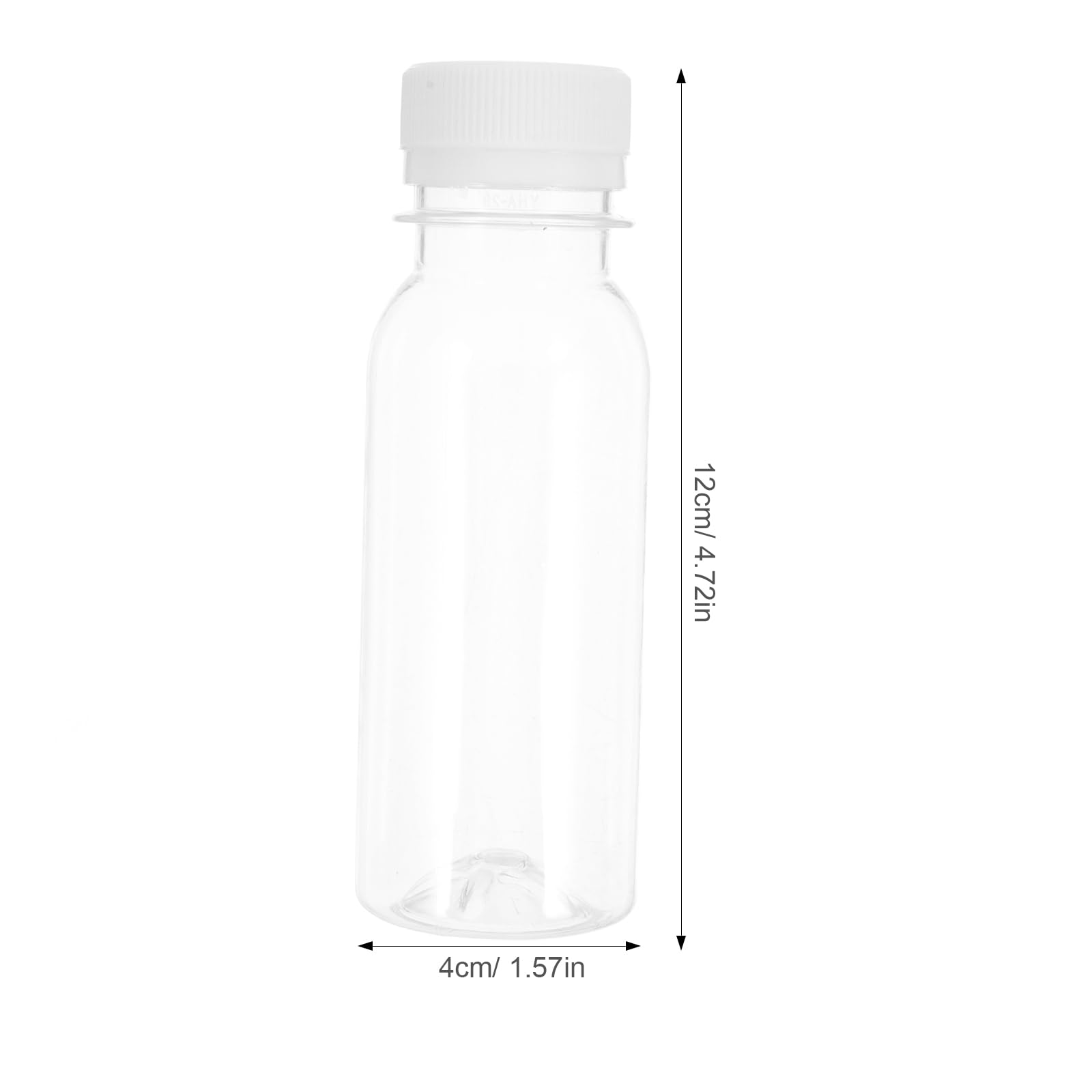 UPKOCH Bottiglie vuote per il latte in plastica: 15 pezzi bottiglie di succo, bottiglie di plastica, succo di frutta, bevande frullati da 100 ml