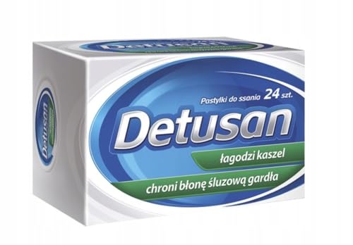 DETUSAN 24 x LOZENGES AFLOFARM Smokers Cough