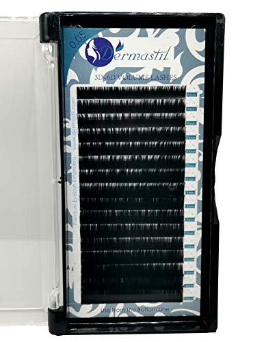 Pestañas garantía 3d de 6d Russian Volume Silk Lashes seda wimpern C Curl grosor 0,04 mm para pestañas Extensiones