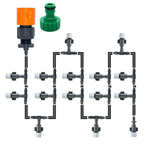 33 pés sistema de irrigação por gotejamento planta jardim kit de mangueira de rega automática micro
