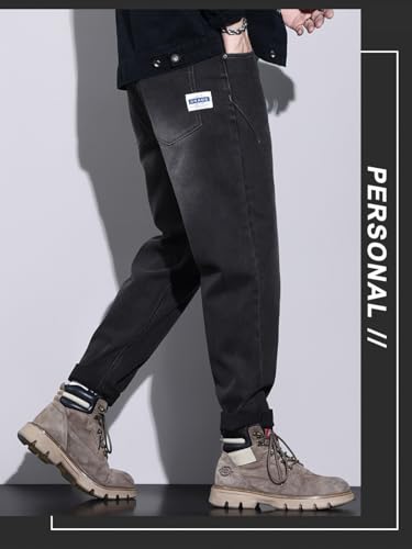 Jeans Pants Trousers Denim Spring and Autumn Stretch Men's Small Classic Japanese Loose4