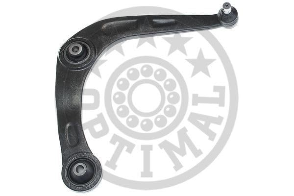 OPTIMAL Bras de suspension droit inférieur Essieu avant Compatible avec PEUGEOT 206 3/5 portes 2A/C 1607308880 3521C8 G9-698 G6-635