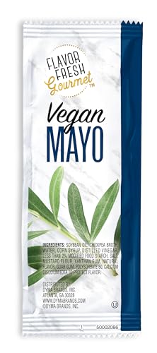 Flavor Fresh Gourmet Vegan Mayo Pouches - Perfect Vegan Sandwich