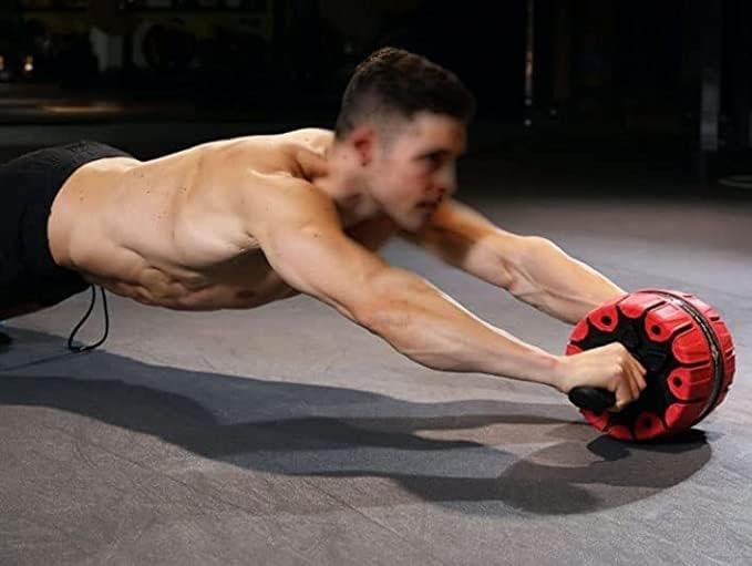 Miniatura 2 de Equipo de entrenamiento Ab Roller Wheel-Abs con resistencia de resorte incorporada, para ejercicio de núcleo abdominal en casa, gimnasio