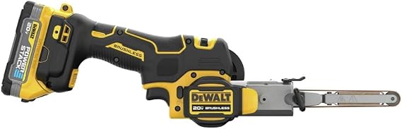 DEWALT 20V MAX XTREME Cordless Bandfile Power Tool Belt Sander Kit with Battery and Charger Included (DCM200E1)