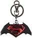 DC Superman v Batman Dawn of Justice Limited Edition Black Pewter Keyring Key Ring, Multi Color